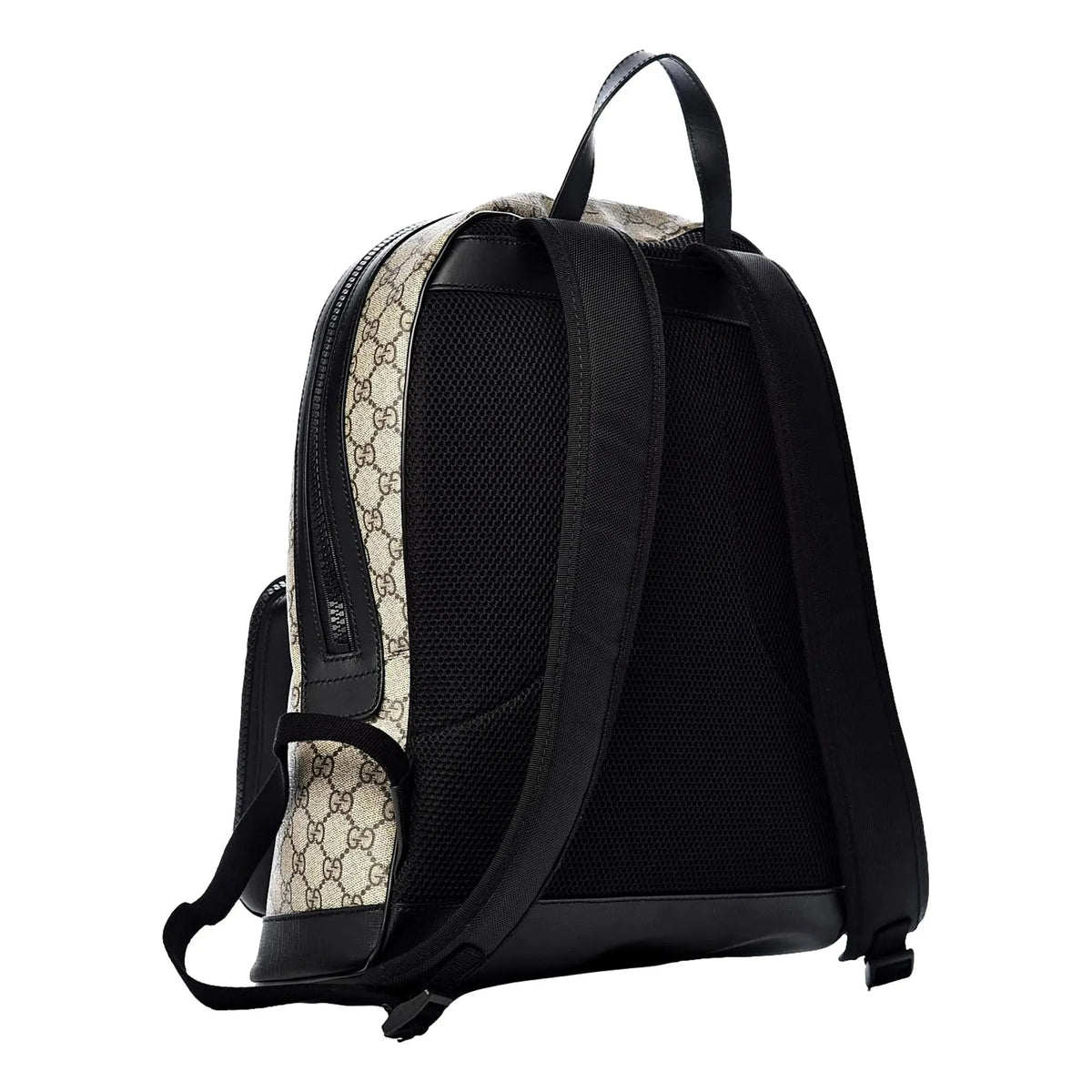 Gucci GG Supreme Canvas and Black Trim Backpack 406370 - Handbags - Clayton's Online Store