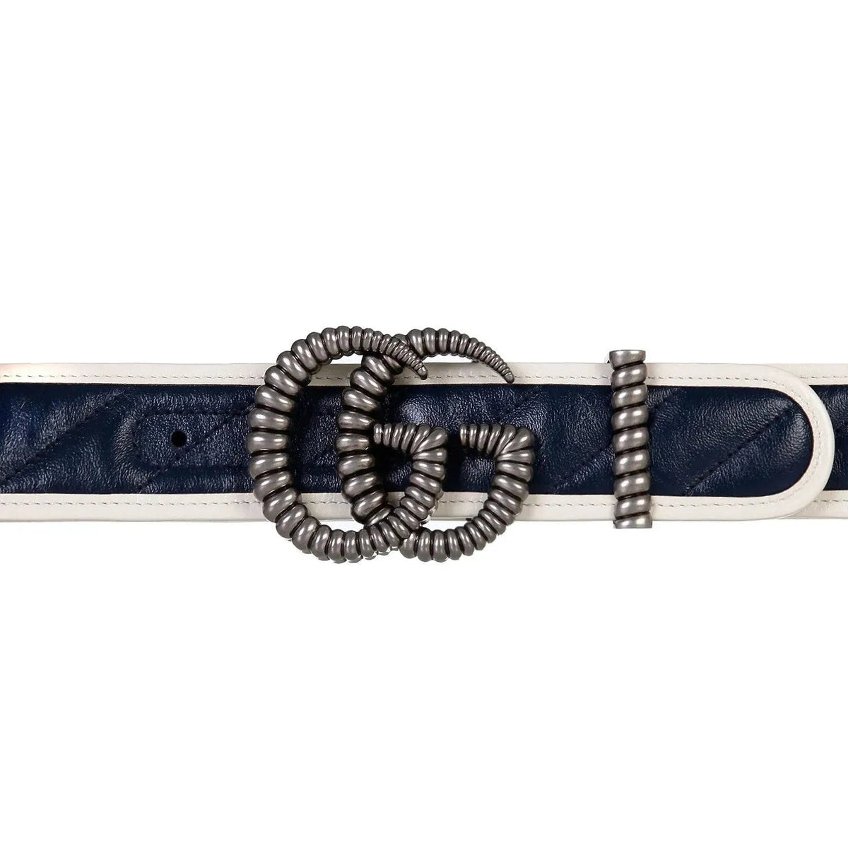 Gucci Marmont Torchon GG Blue Belt Leather Size 90/36 576202 - Belts - Clayton's Online Store