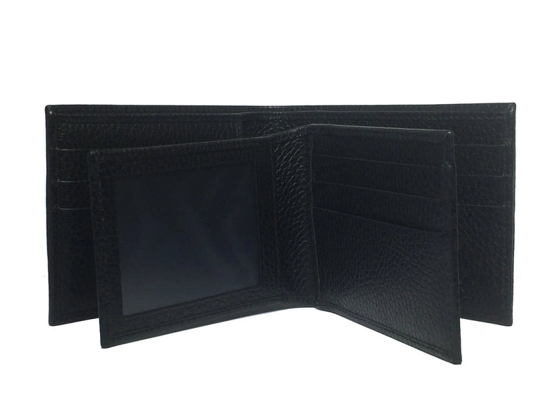 Gucci Men's Microguccissima Black Leather Trifold Wallet - Wallets - Clayton's Online Store