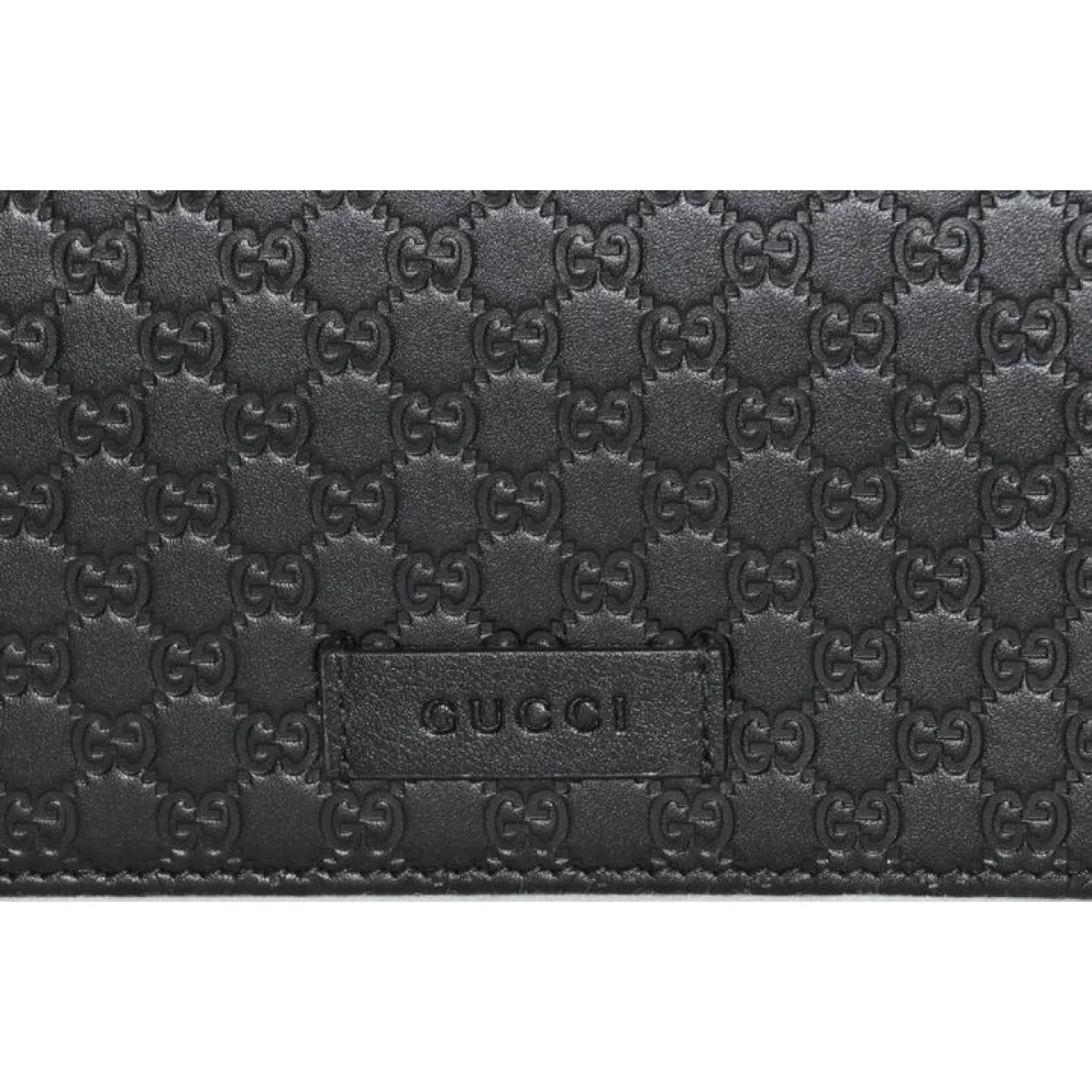 Gucci Microguccissima Black Wallet Crossbody Handbag