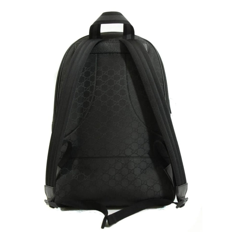 Gucci Nylon GG Guccissima Black Slim Backpack Travel Bag - Handbags - Clayton's Online Store