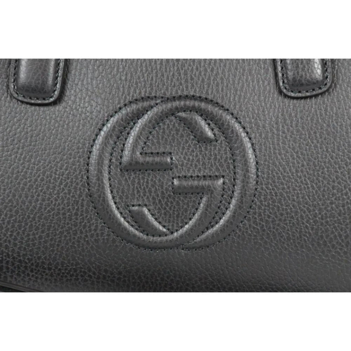 Gucci Soho Leather Tote Crossbody Bag Black - Handbags - Clayton's Online Store