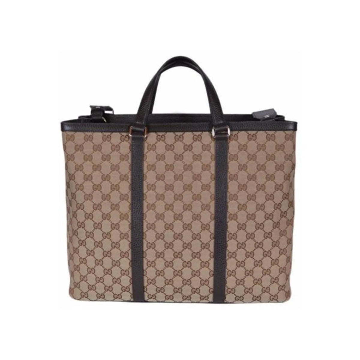 Gucci Unisex Brown Original GG Shopping Tote Handbag - Handbags - Clayton's Online Store