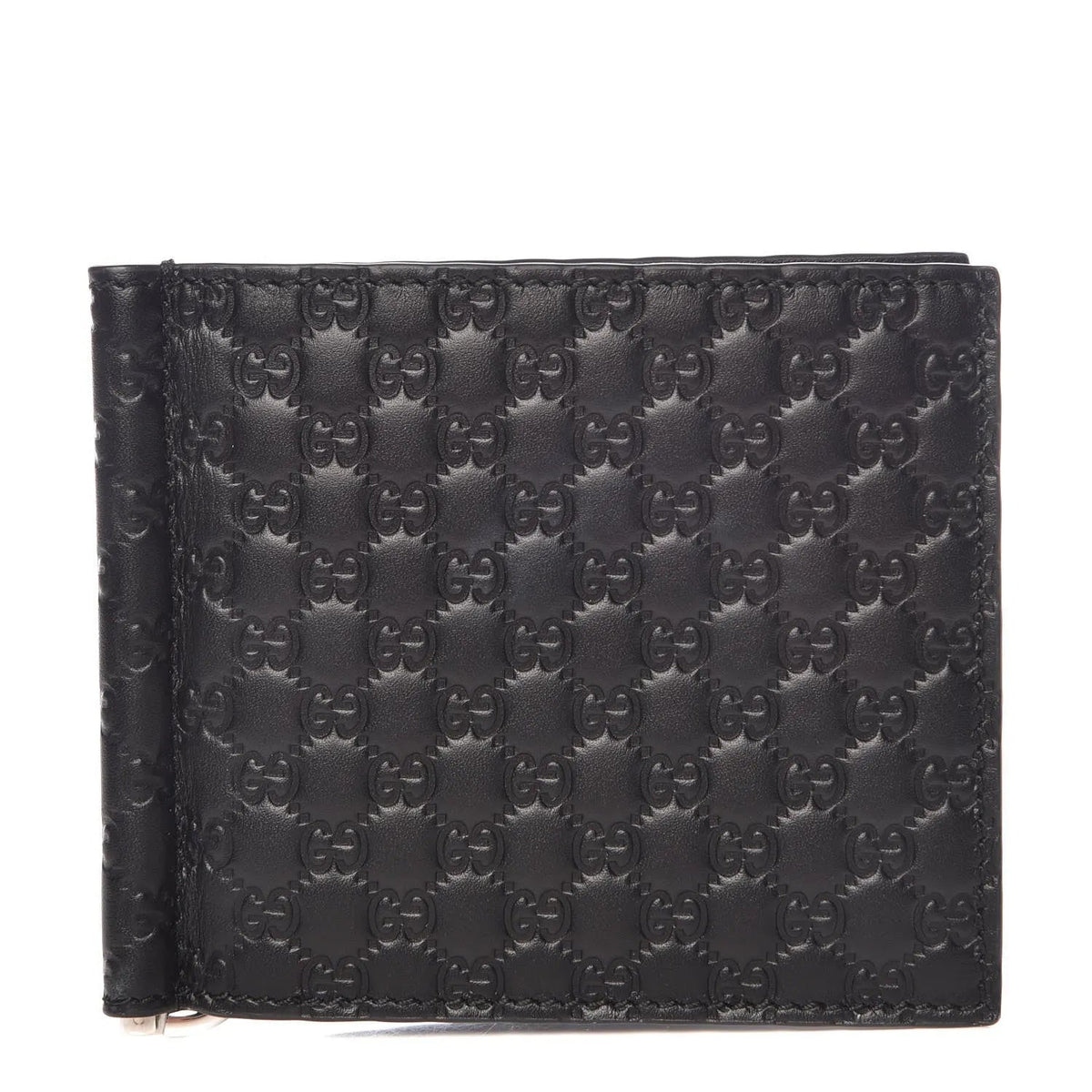 Gucci Unisex Microguccissima GG Black Money Clip Wallet - Wallets - Clayton's Online Store