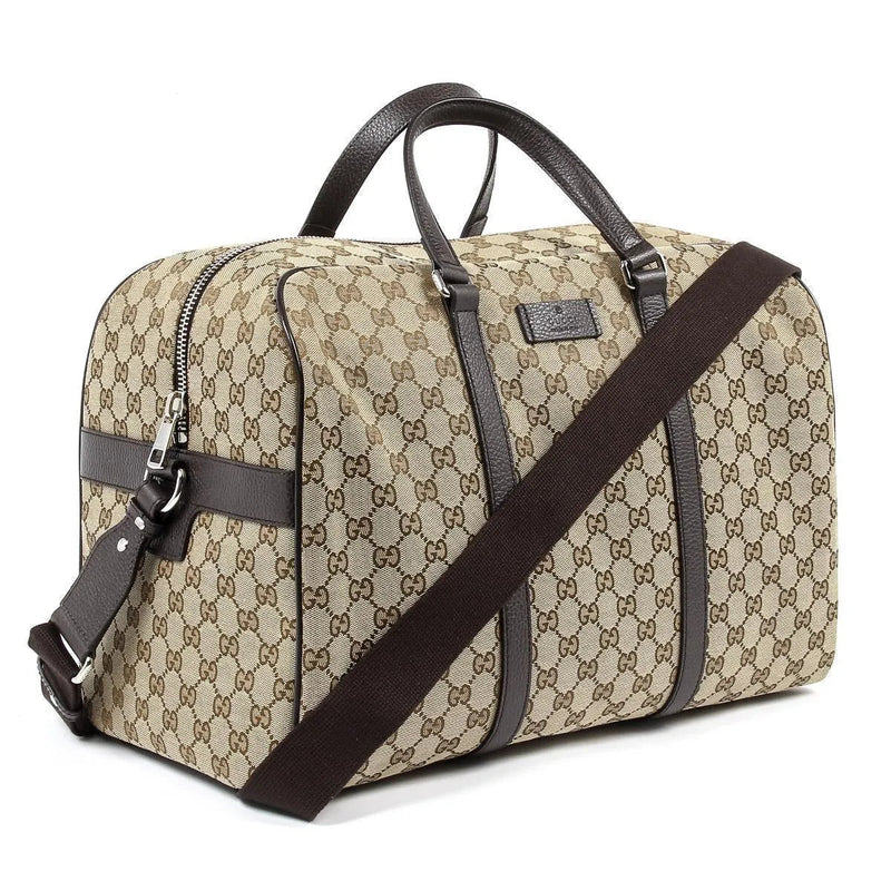 Gucci Unisex Original GG Canvas Carry On Duffle Travel Bag - Handbags - Clayton's Online Store