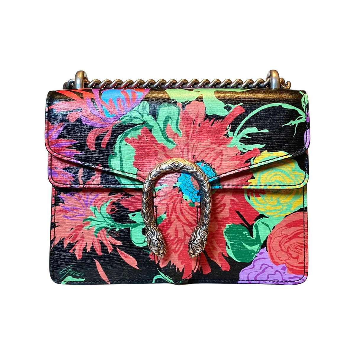 Gucci x Ken Scott Dionysus Floral Print Small Shoulder Bag - Handbags - Clayton's Online Store