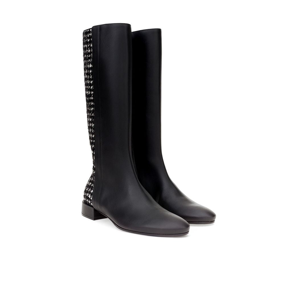 Dolce & Gabbana Elegant Black Leather Boots