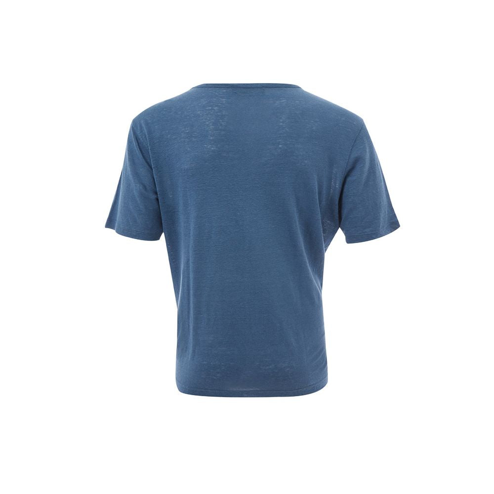Lardini Elegant Blue Cotton T-Shirt for Men