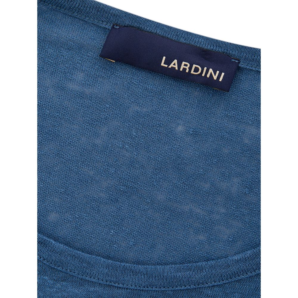 Lardini Elegant Blue Cotton T-Shirt for Men