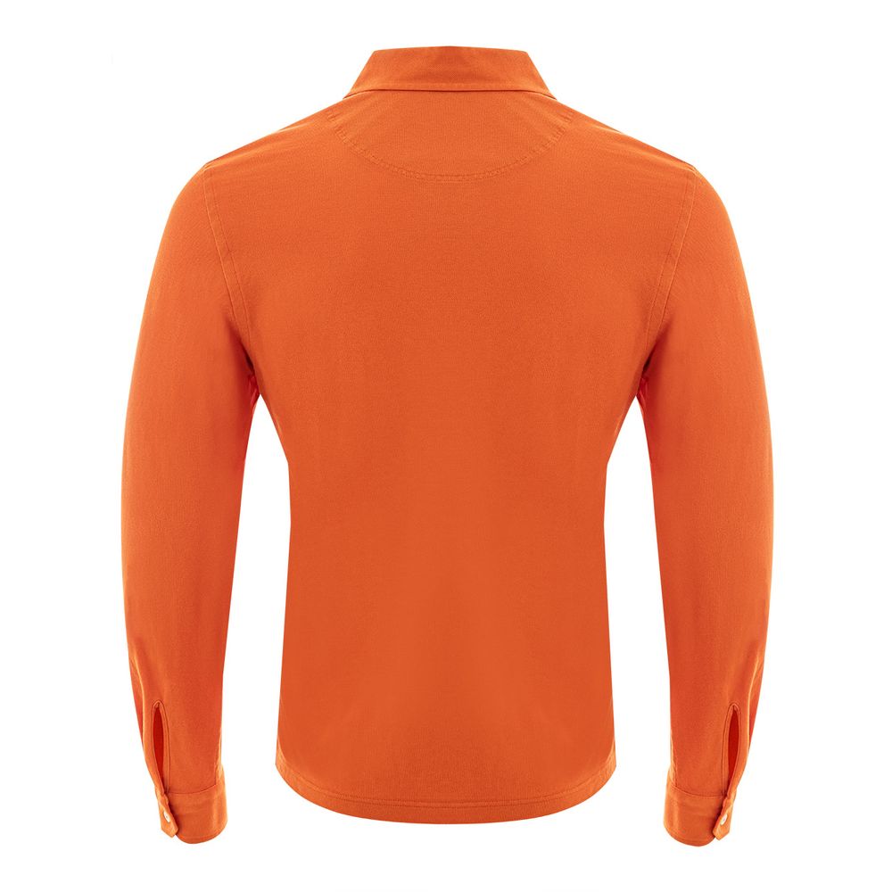 Gran Sasso Elegant Orange Cotton Polo for Men