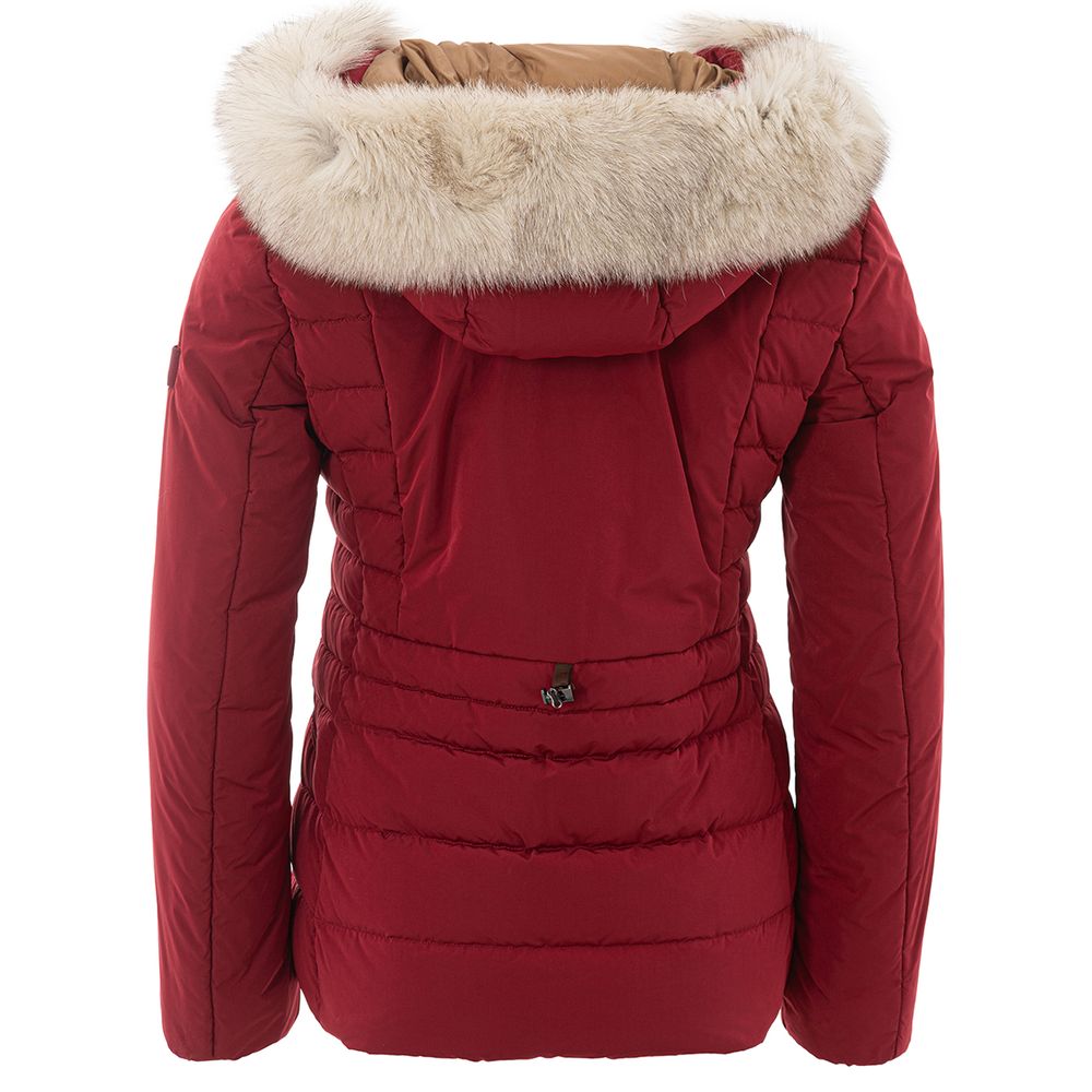 Peuterey Bordeaux Elegance Ladies Polyester Jacket