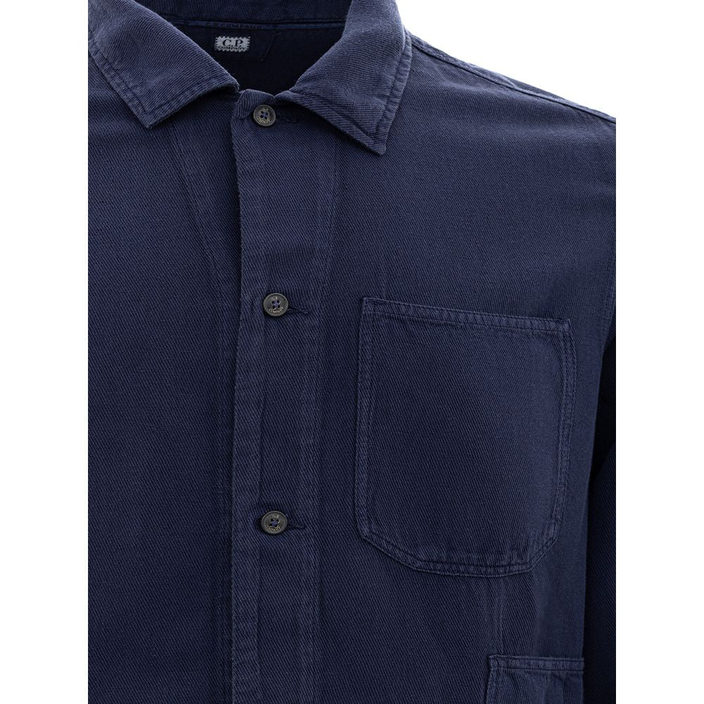 C.P. Company Blue Cotton Shirt
