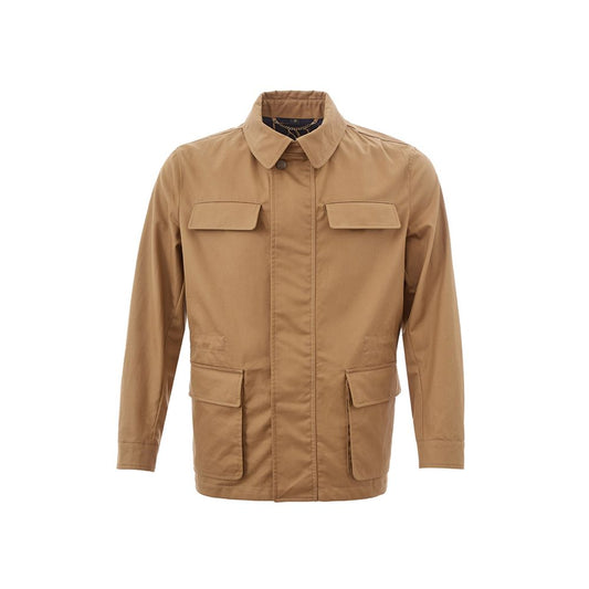 Sealup Elegant Cotton Brown Jacket for Men