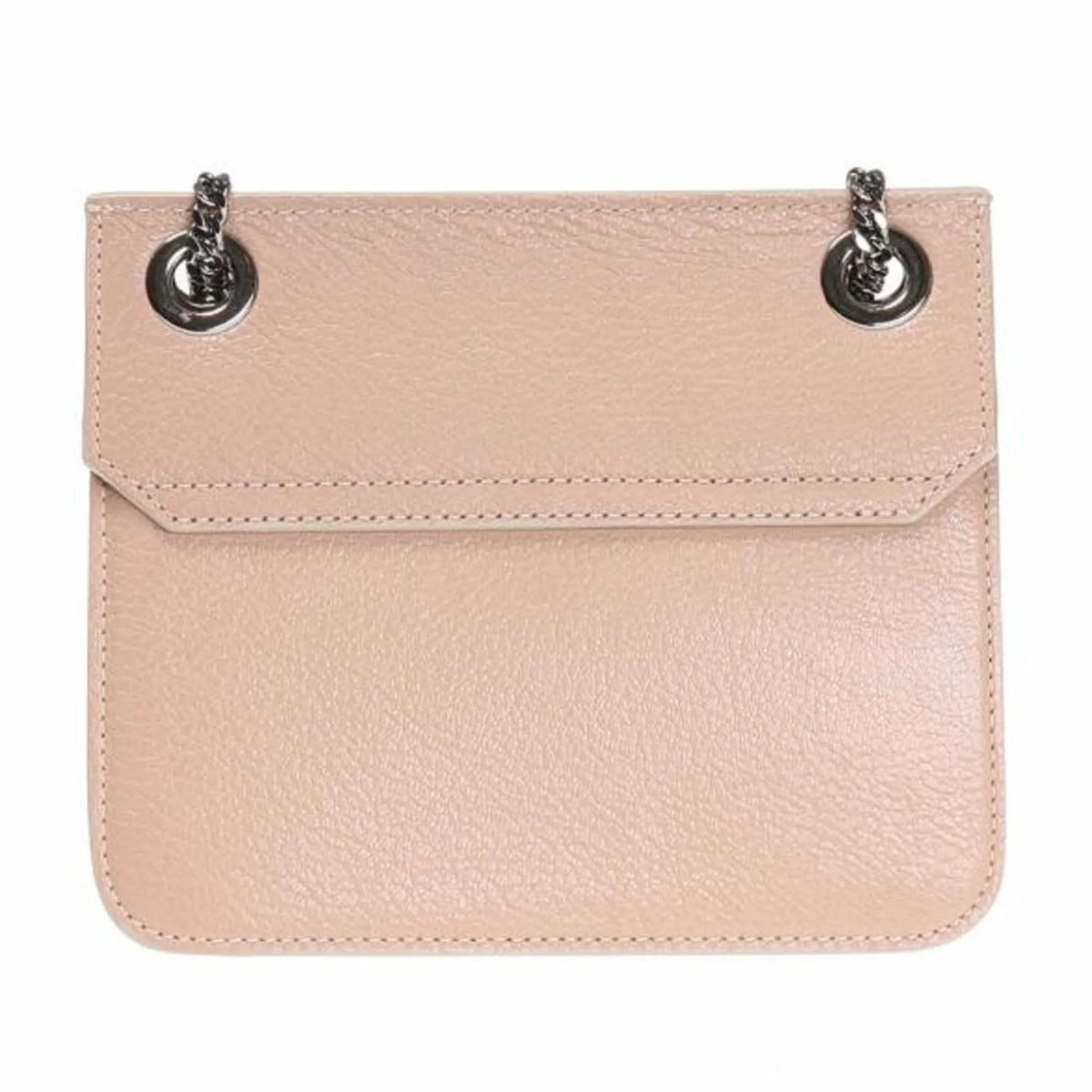 Jimmy Choo Mini Rebel Pink Crossbody Bag Silver Chain Strap Cross Body Bag - Handbags - Clayton's Online Store