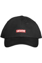 Levi's Chic Embroidered Visor Cap in Elegant Black