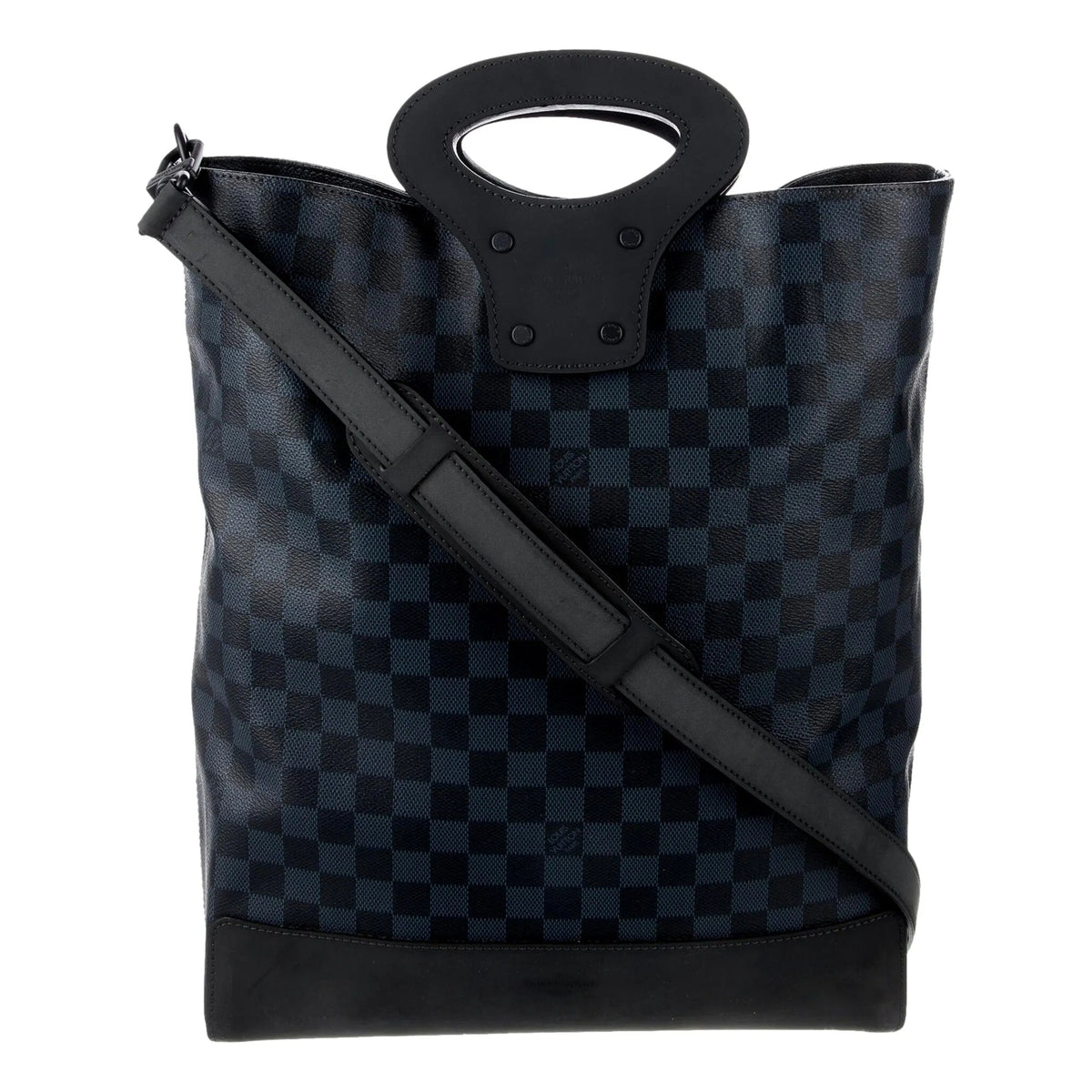 Louis Vuitton North South Tote Handbag Damier Cobalt Black and Navy - Handbags - Clayton's Online Store