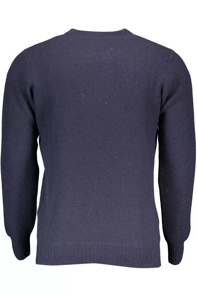 North Sails Elegant Blue Wool-Blend Sweater for Men