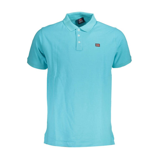 Norway 1963 Light Blue Cotton Polo Shirt
