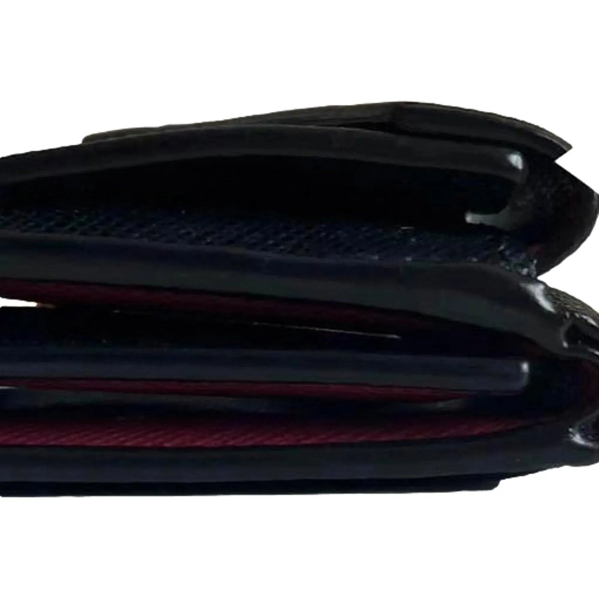 Prada Black and Pink Tri - fold Saffiano Wallet - Wallets - Clayton's Online Store