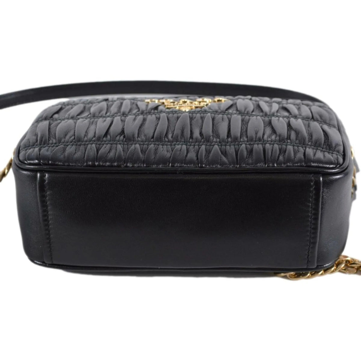 Prada Black Gaufre Leather Small Crossbody Bag - Handbags - Clayton's Online Store