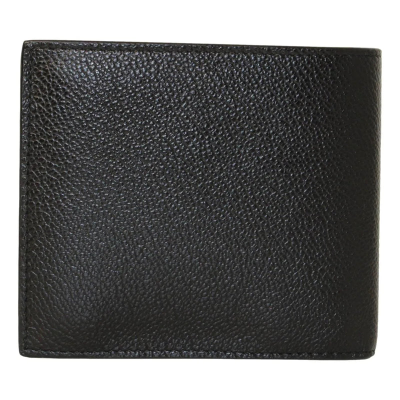 Prada Black Navy Vitello Micro Grain Leather Bifold Wallet - Wallets - Clayton's Online Store