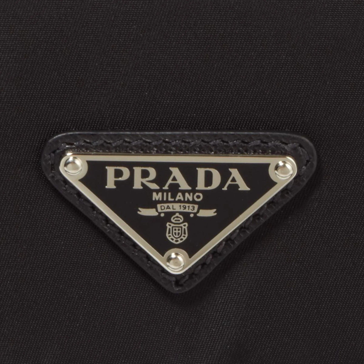 Prada Black Nylon Triangle Logo Messenger Bag - Handbags - Clayton's Online Store