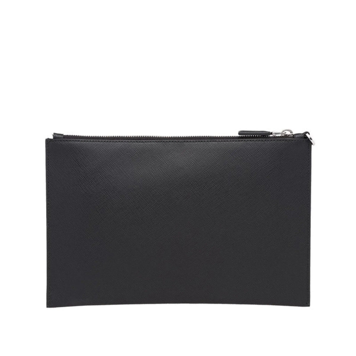 Prada Black Saffiano Voyage Leather Clutch Document Holder - Handbags - Clayton's Online Store