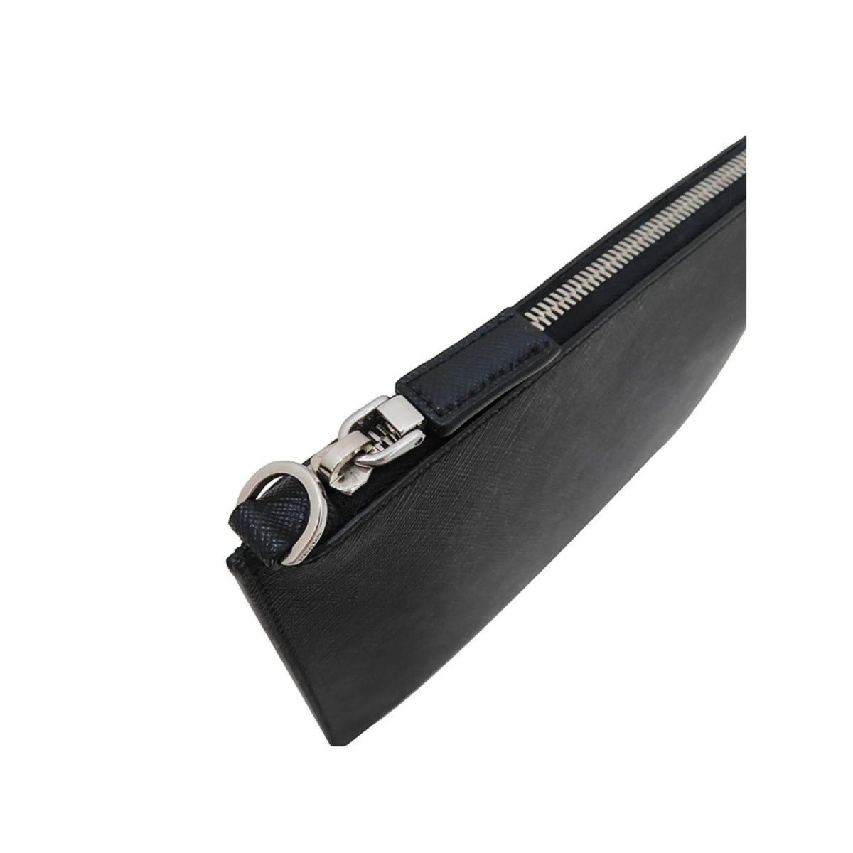 Prada Black Saffiano Voyage Leather Clutch Document Holder - Handbags - Clayton's Online Store