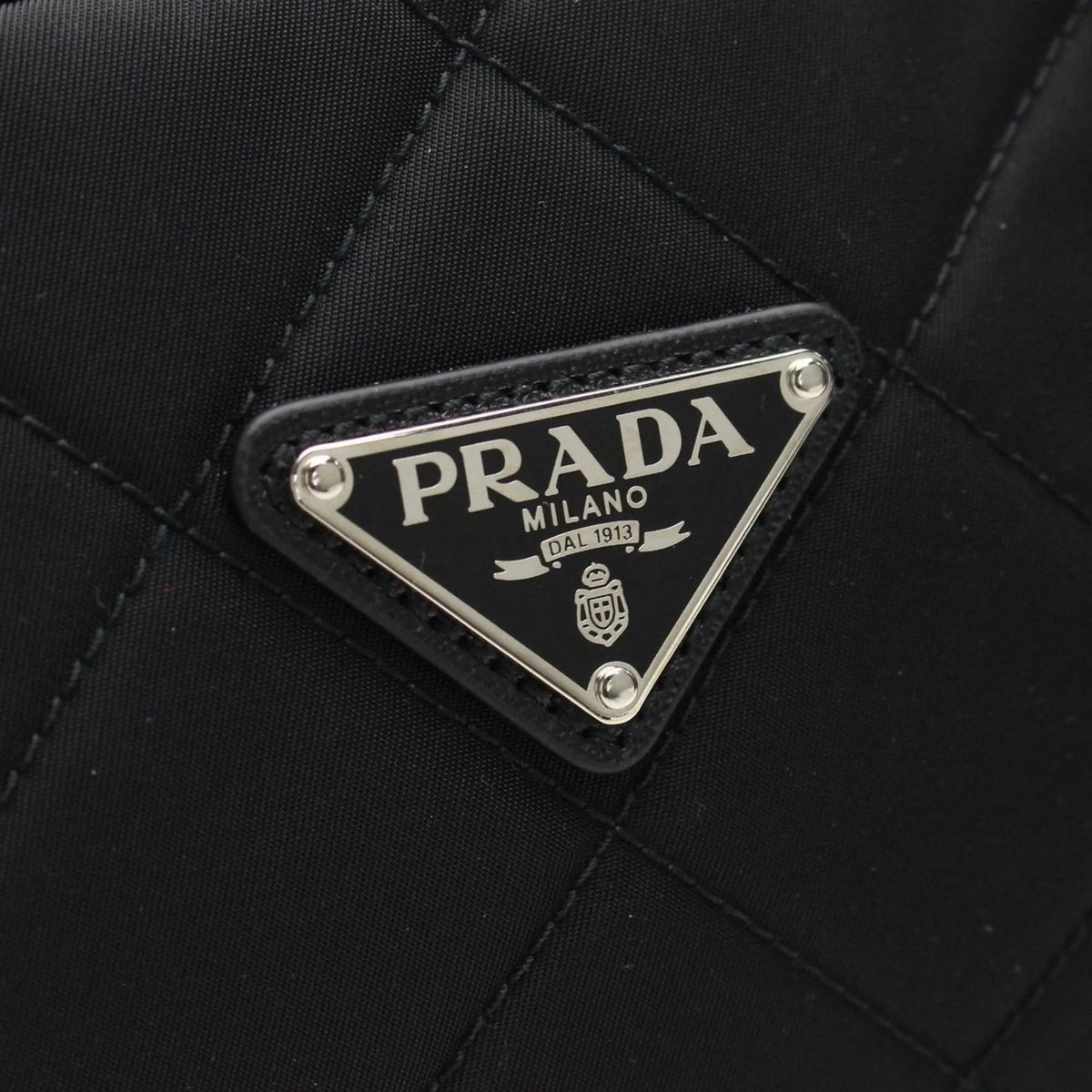 Prada Black Tessuto Nylon Quilted Shoulder Handbag - Handbags - Clayton's Online Store