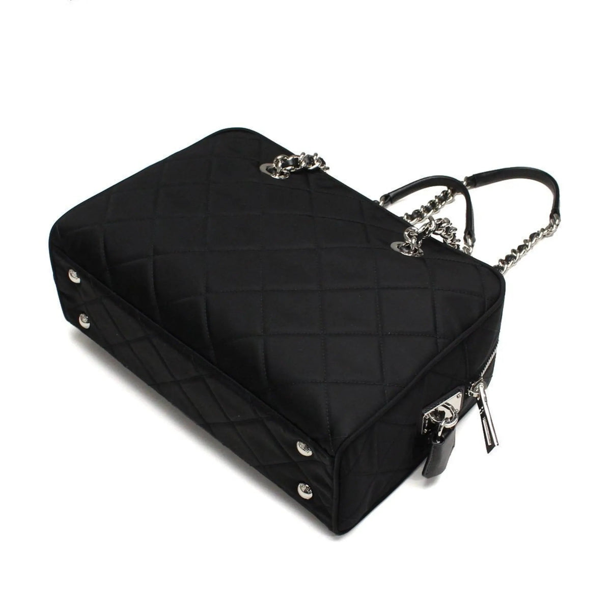 Prada Black Tessuto Nylon Quilted Shoulder Handbag - Handbags - Clayton's Online Store