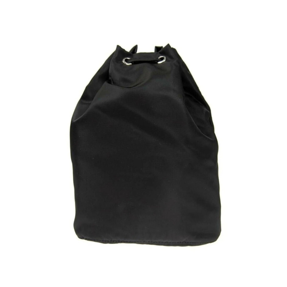 Prada Black Tessuto Nylon Triangle Logo Drawstring Bucket Bag - Handbags - Clayton's Online Store