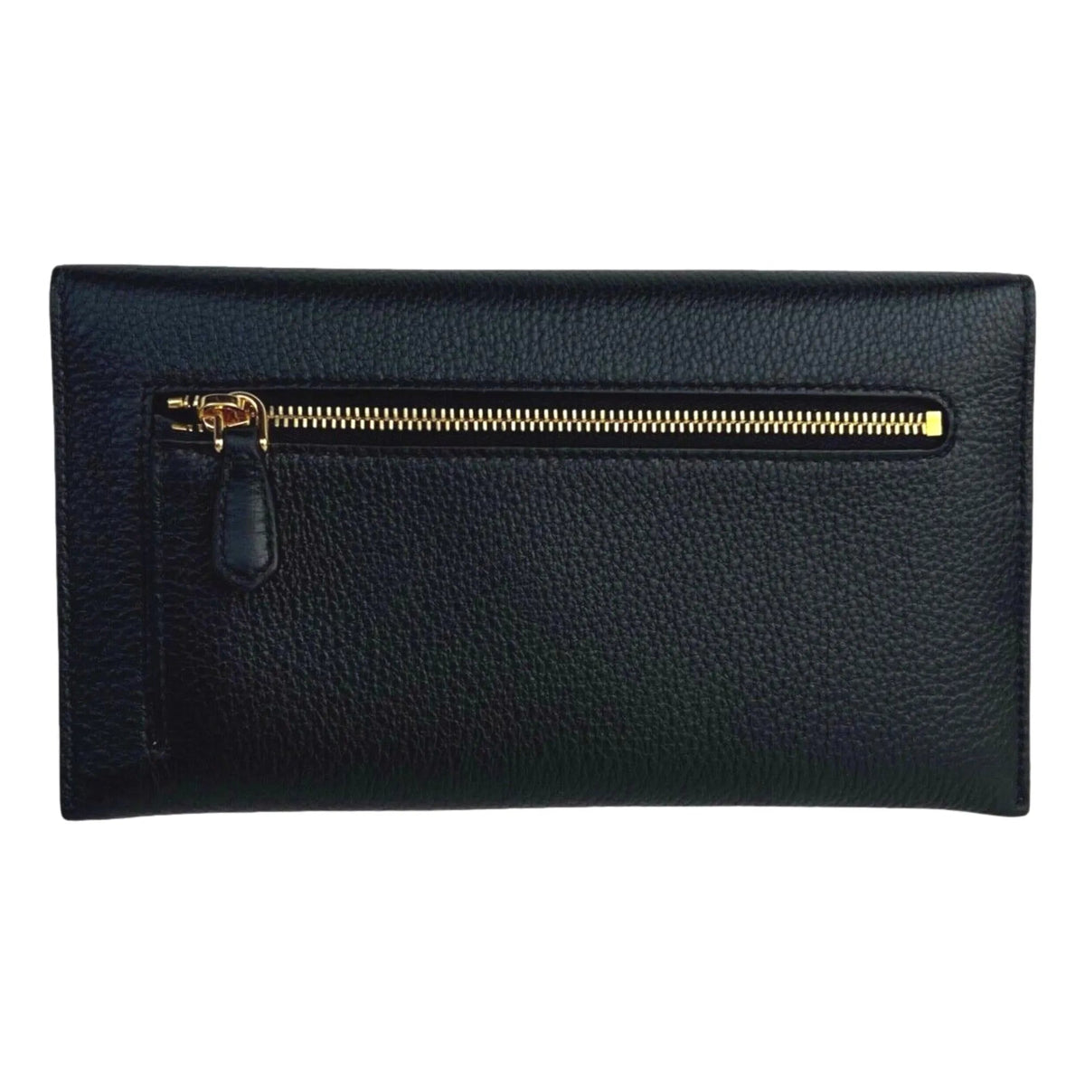 Prada Black Vitello Grain Leather Long Envelope Wallet - Wallets - Clayton's Online Store