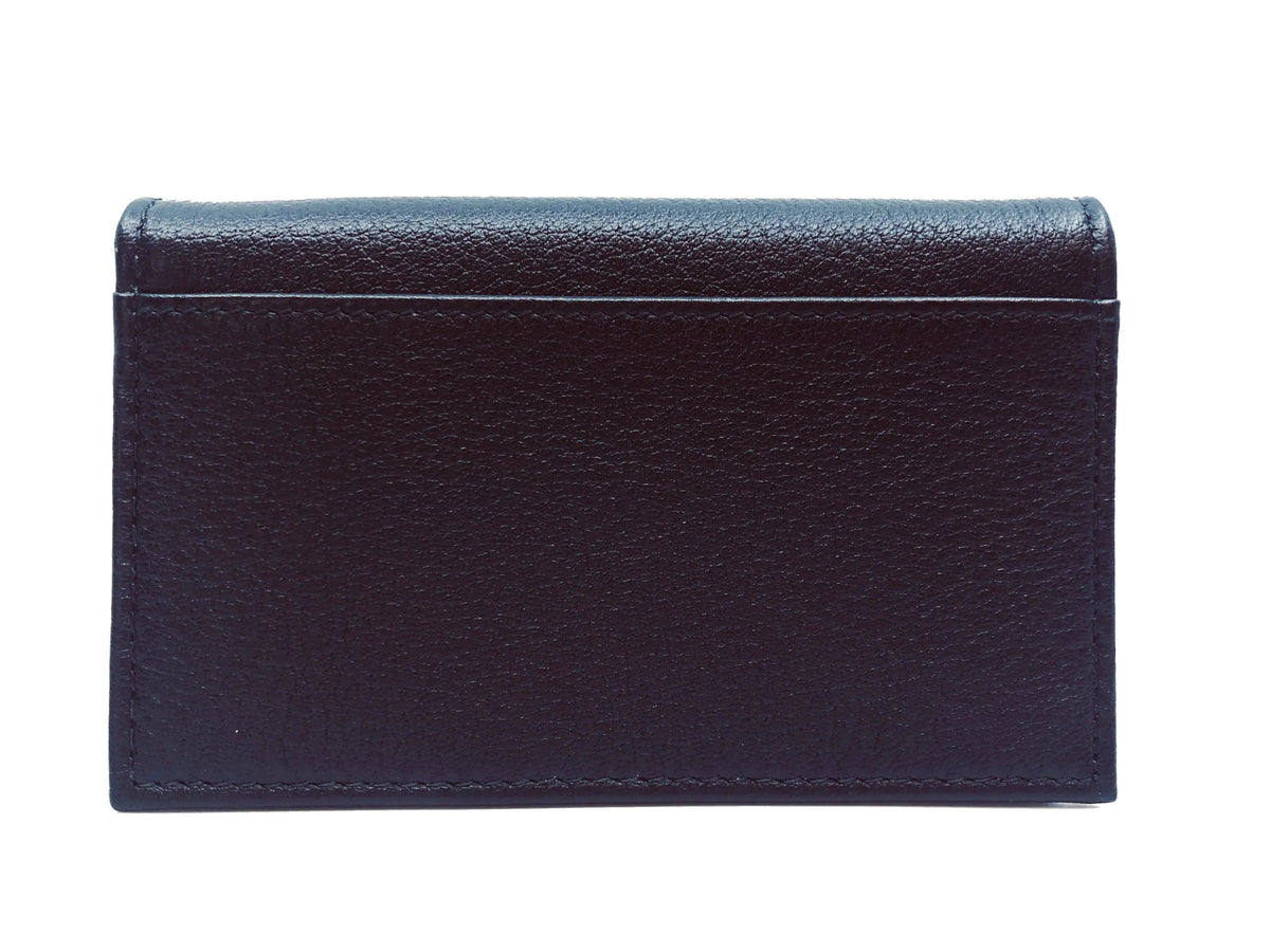 Prada Black Vitello Grain Soft Calf Leather Credit Card Case Wallet - Wallets - Clayton's Online Store