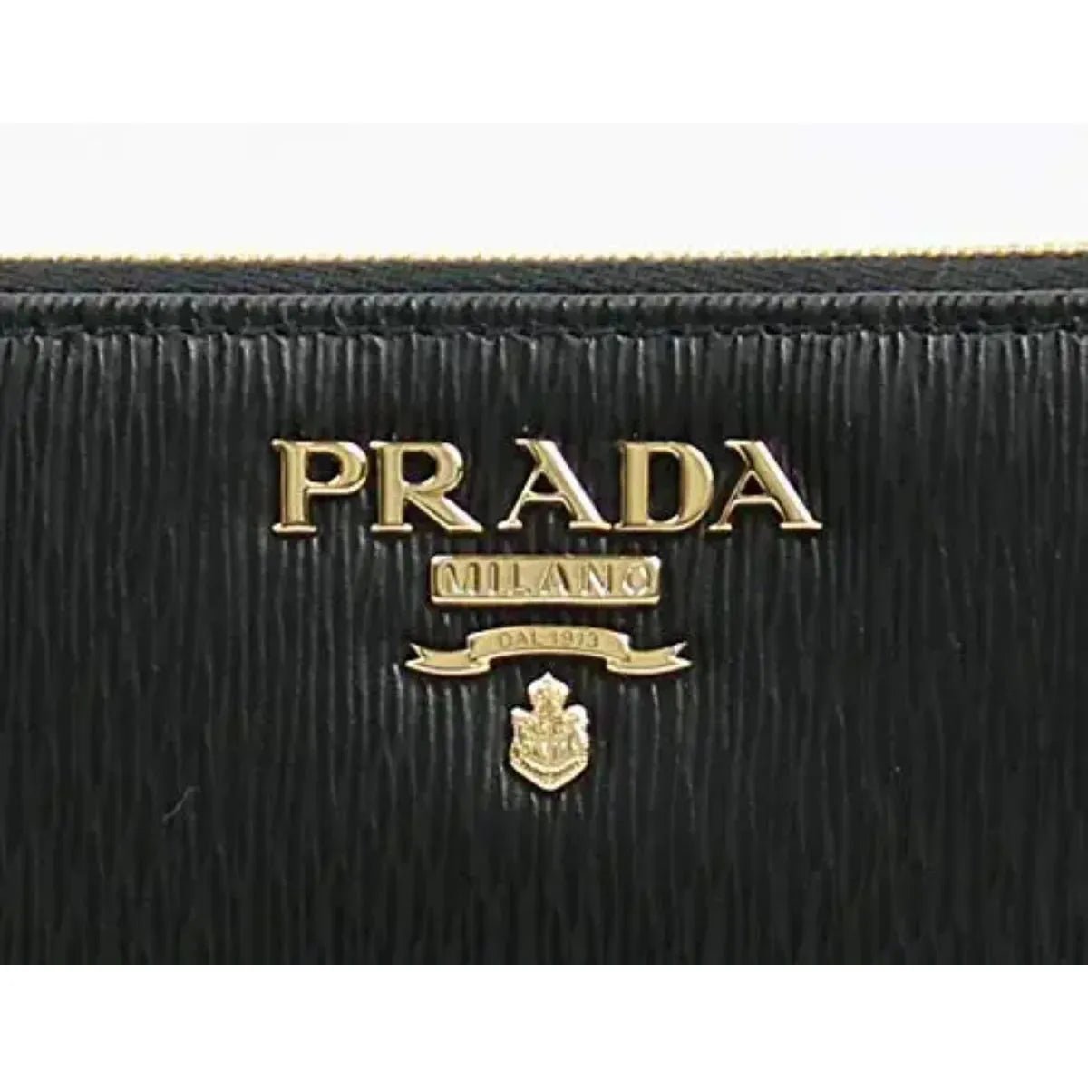 Prada Black Vitello Move Leather Zip Around Wallet - Wallets - Clayton's Online Store