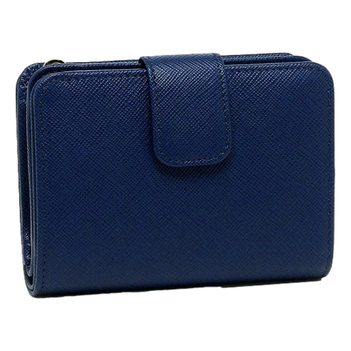 Prada Blue Multi - Colored Saffiano Wallet with Coin Pouch - Wallets - Clayton's Online Store