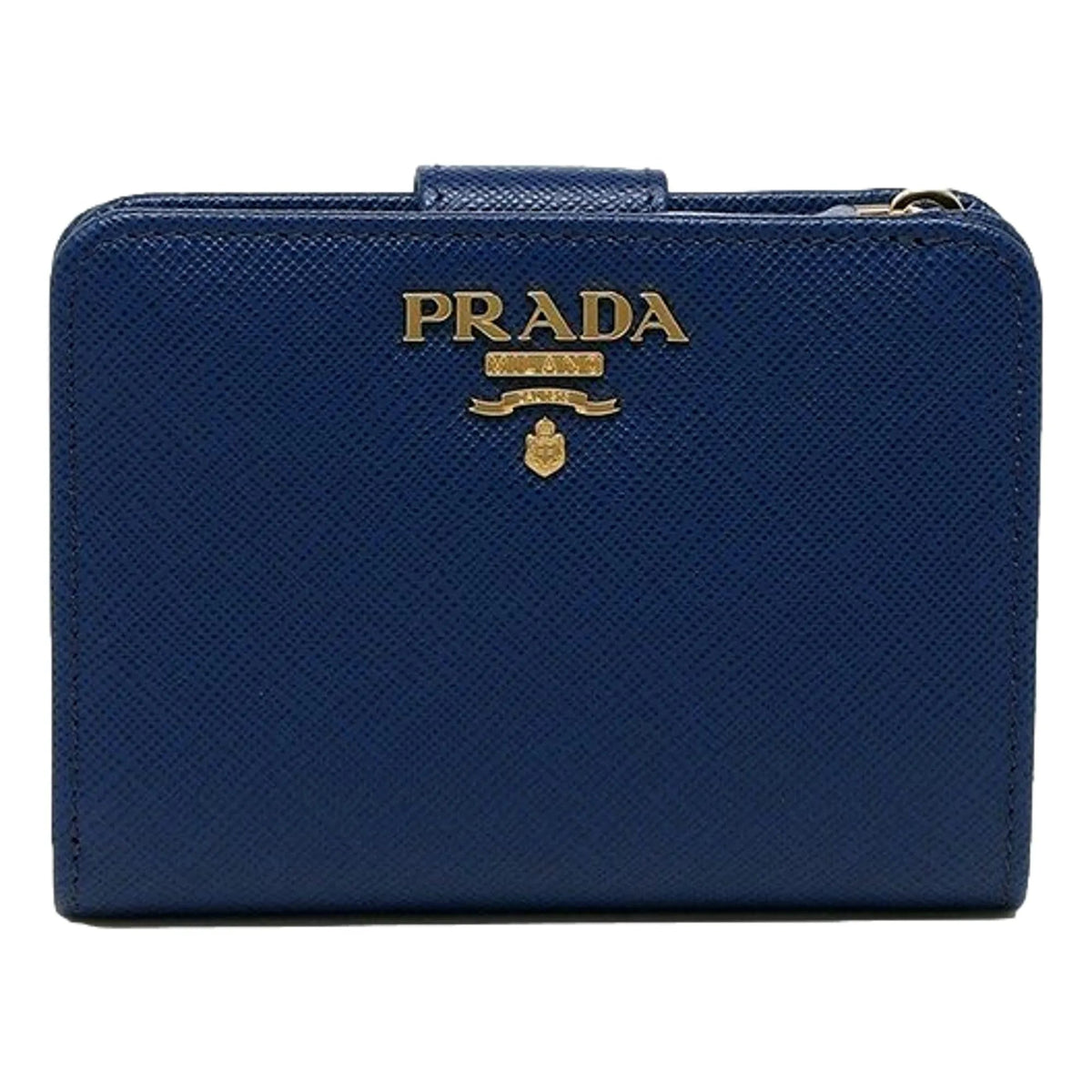 Prada Blue Multi - Colored Saffiano Wallet with Coin Pouch - Wallets - Clayton's Online Store