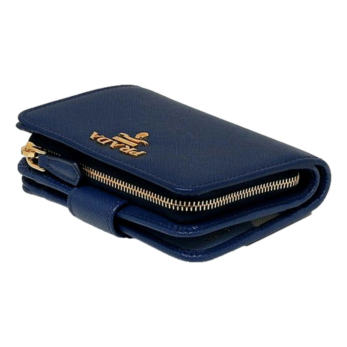 Prada Blue Multi - Colored Saffiano Wallet with Coin Pouch - Wallets - Clayton's Online Store