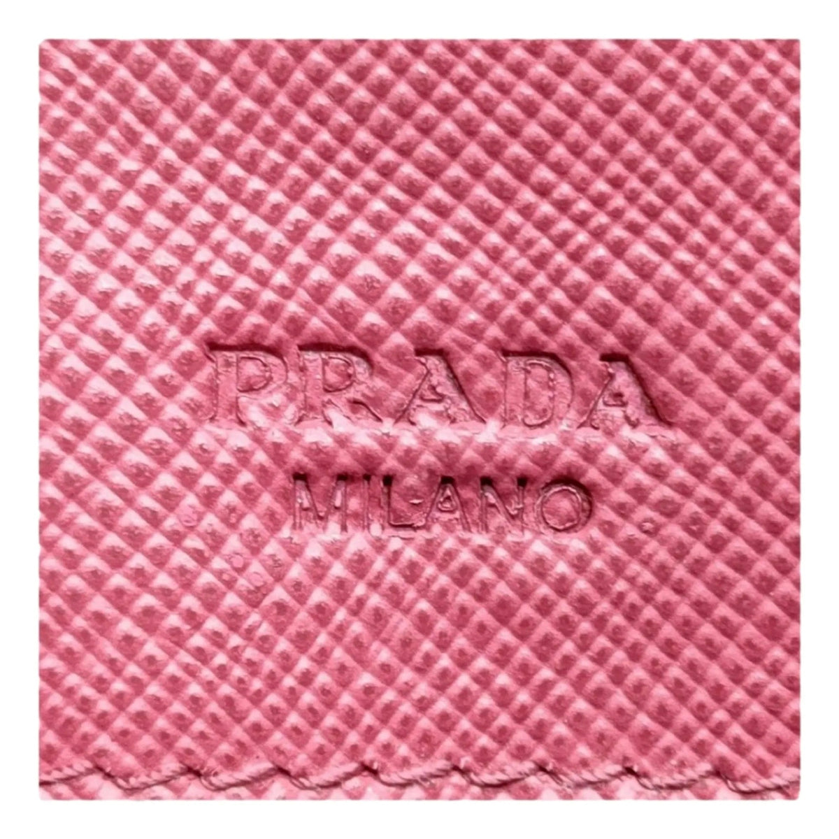 Prada Continental Flap Wallet With Detachable Chain Card Case Peonia Pink - Wallets - Clayton's Online Store