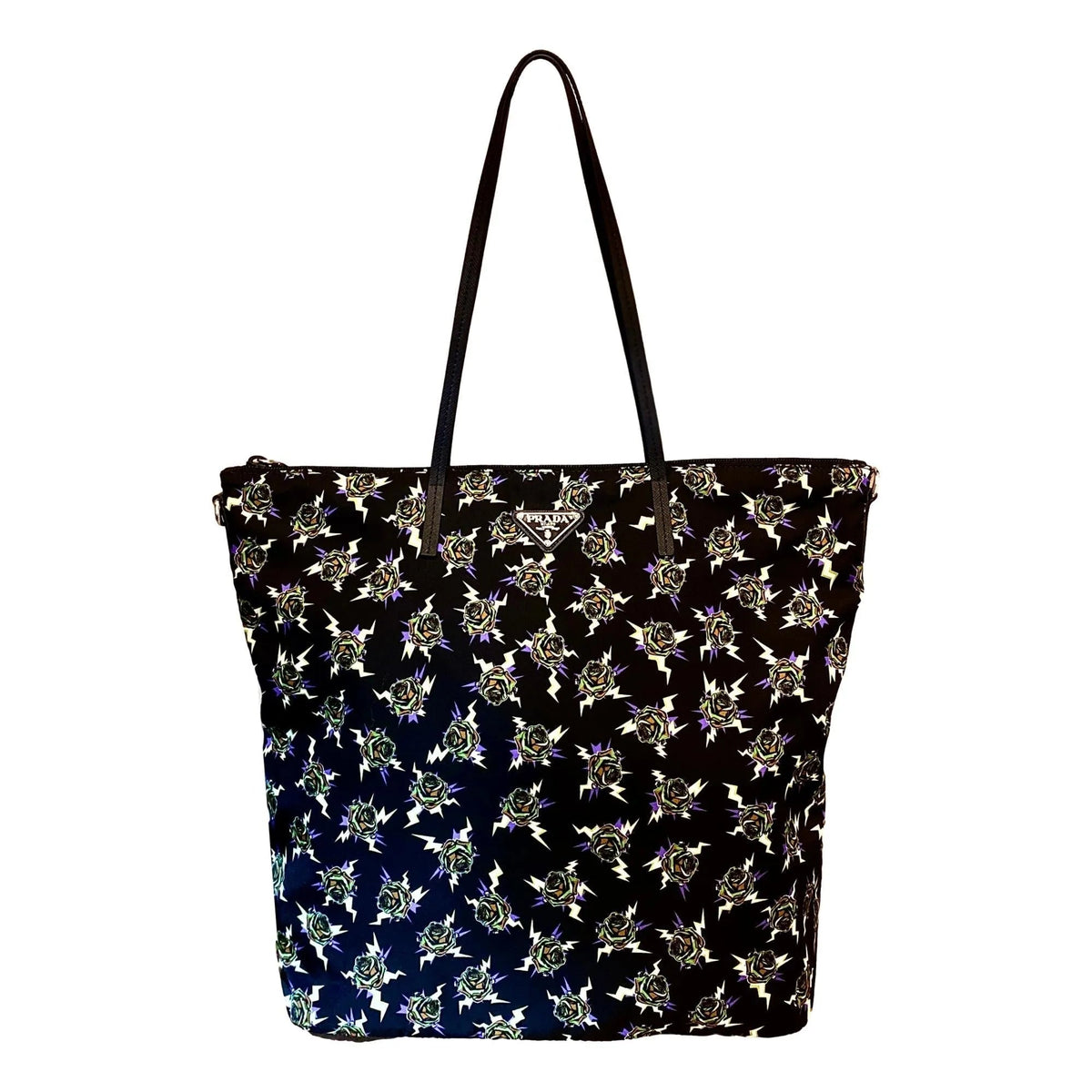 Prada Frankenstein Black Nylon Convertible Shopping Tote - Handbags - Clayton's Online Store