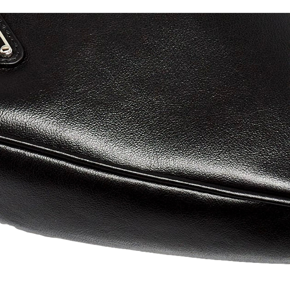 Prada Grace Triangle Leather Pouch Clutch Bag with Embossed Logo - Handbags - Clayton's Online Store