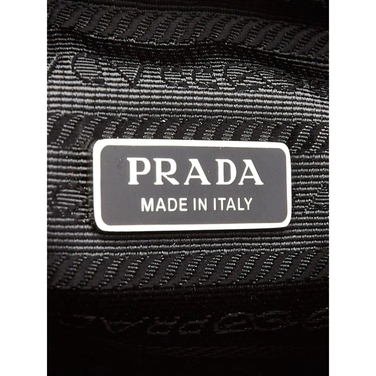 Prada Grace Triangle Leather Pouch Clutch Bag with Embossed Logo - Handbags - Clayton's Online Store