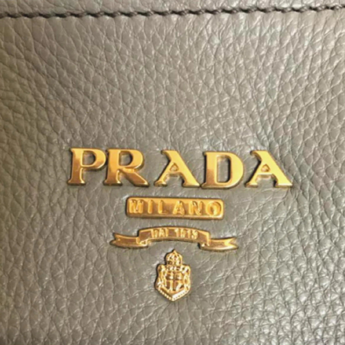 Prada Gray Vitello Phenix Shopping Tote Bag - Handbags - Clayton's Online Store