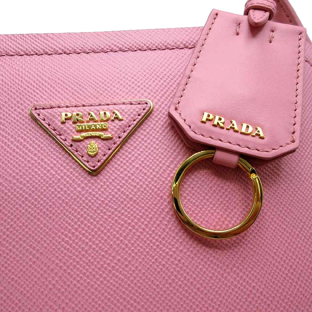 Prada Medium Saffiano Leather Prada Matinee Handbag Petalo Pink - Handbags - Clayton's Online Store