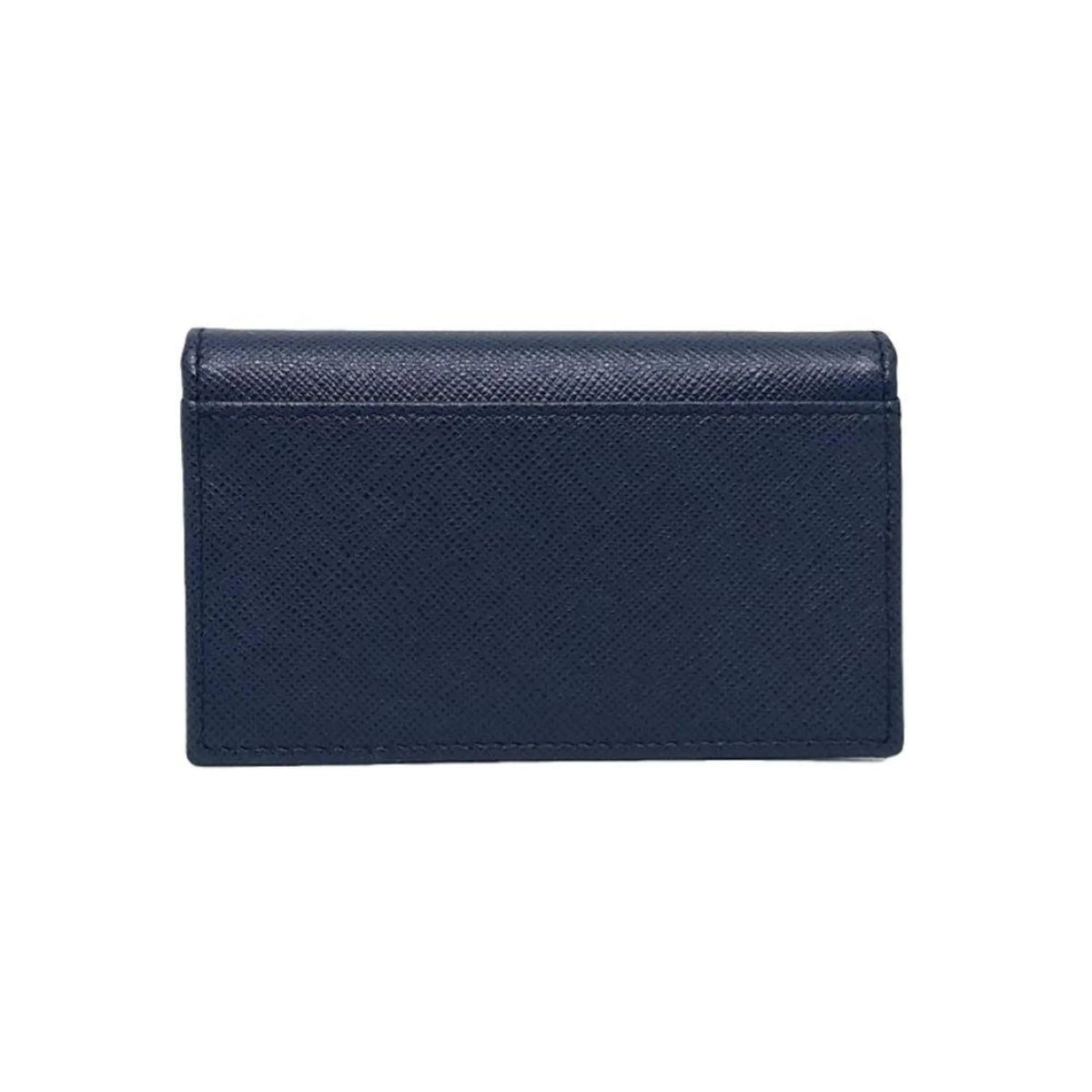 Prada Mens Saffiano Flap Card Holder Wallet Baltico Blue - Wallets - Clayton's Online Store