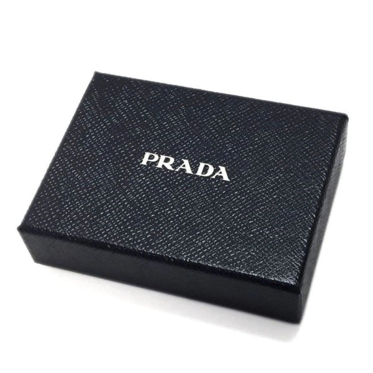 Prada Mens Saffiano Flap Card Holder Wallet Baltico Blue - Wallets - Clayton's Online Store