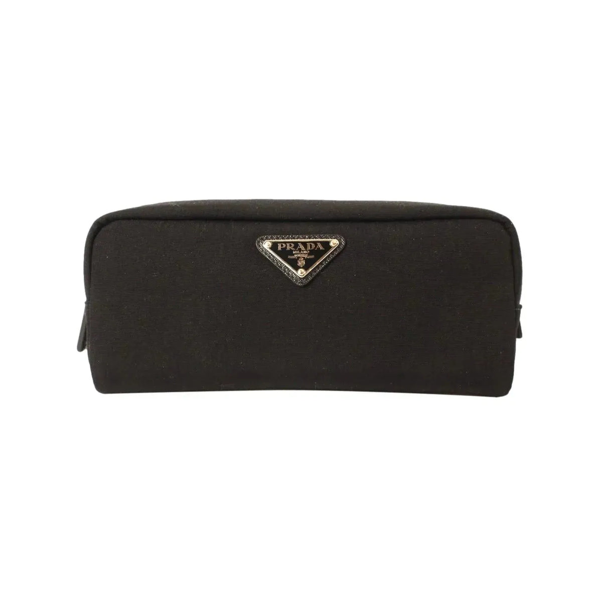 Prada Black Cordura Fabric Cosmetic Clutch