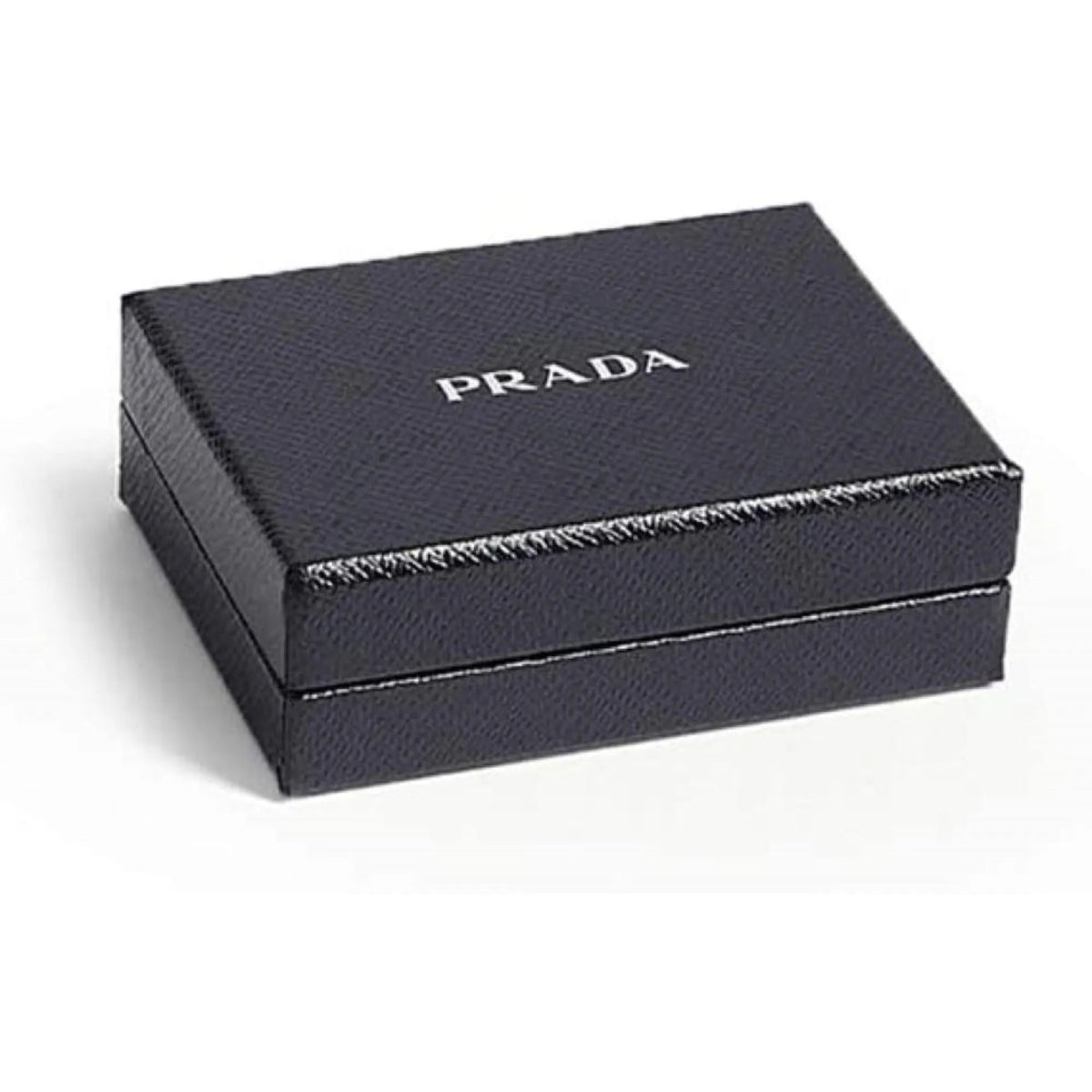 Prada Nero Black Vitello Leather Card Holder Triangle Logo - Wallets - Clayton's Online Store