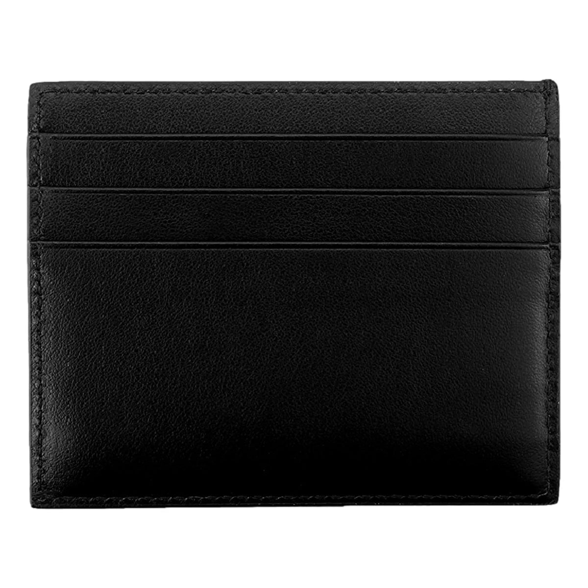 Prada Nero Black Vitello Leather Card Holder Triangle Logo - Wallets - Clayton's Online Store