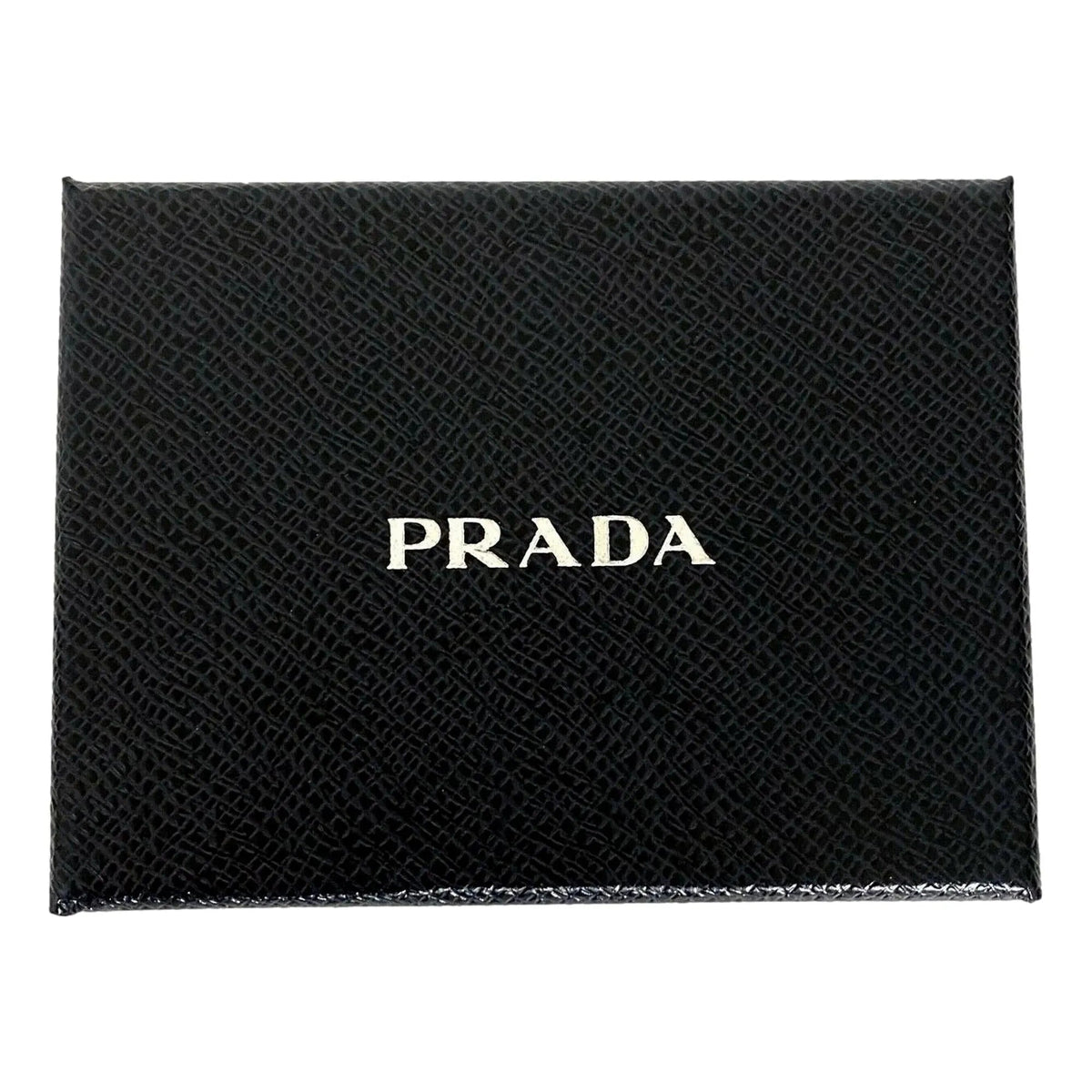 Prada Portaf. Orizzontale Nero Black Vitello Grain Leather Wallet - Wallets - Clayton's Online Store