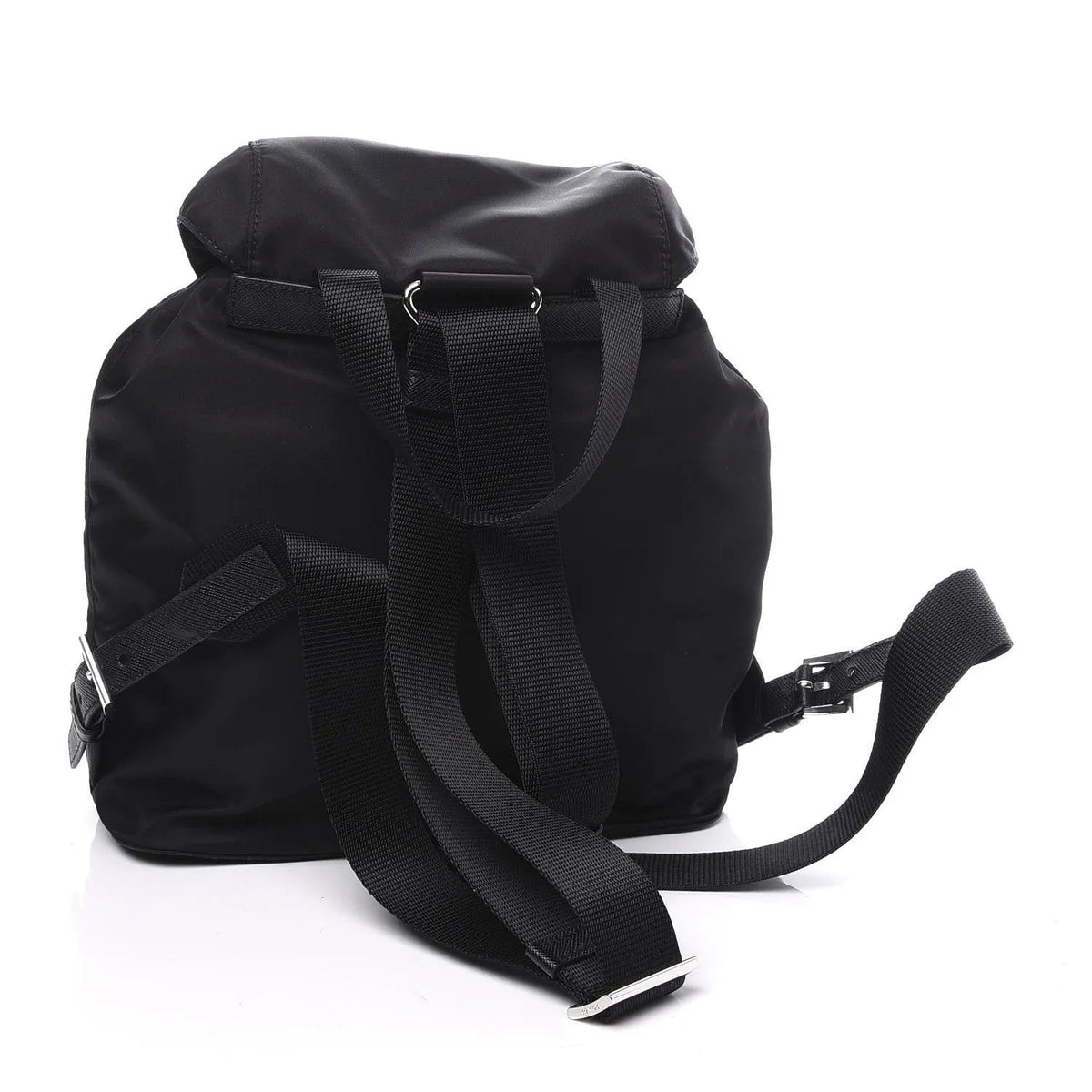 Prada Re - Nylon Black Drawstring Medium Rucksack Backpack - Handbags - Clayton's Online Store